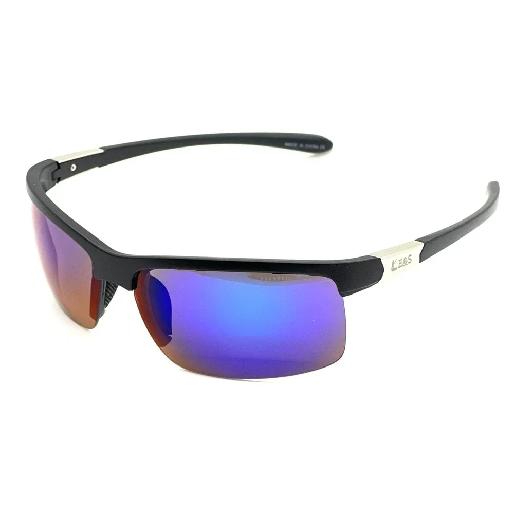 KE&S Men's Sunglasses Mirrored Lens Sport‎ Driving Fishing Golf Outdoor Workers